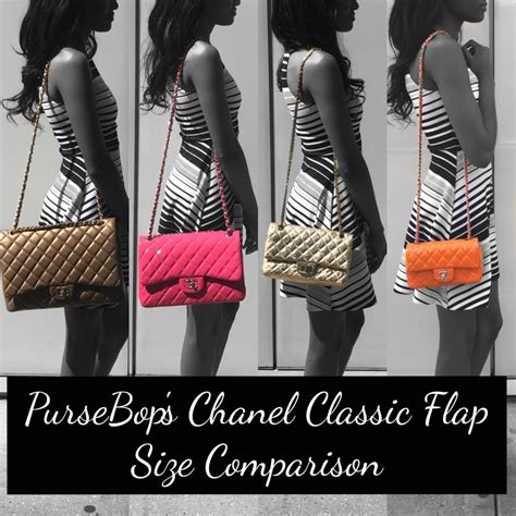 chanel classic flap bag medium vs jumbo